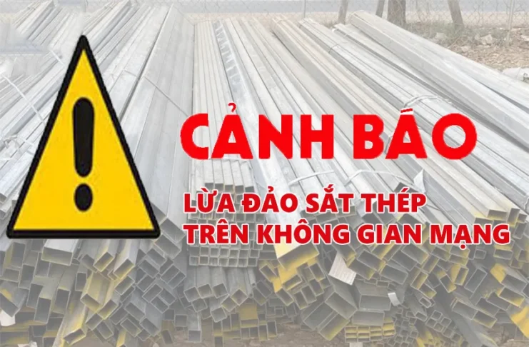 Cảnh báo lừa đảo sắt thép